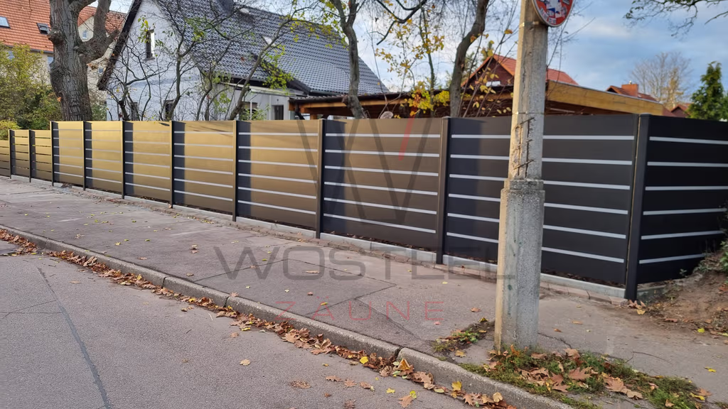 Zäune, Moderne, Sichtschutz, Aluminium – zaune-0150.avif