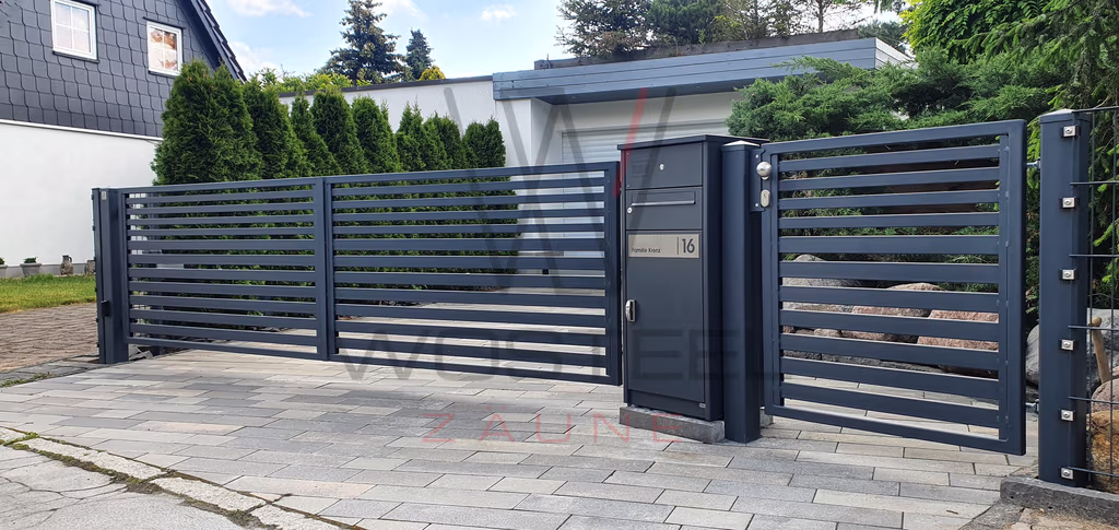 Zäune, Moderne, Aluminium – zaune-0174.avif