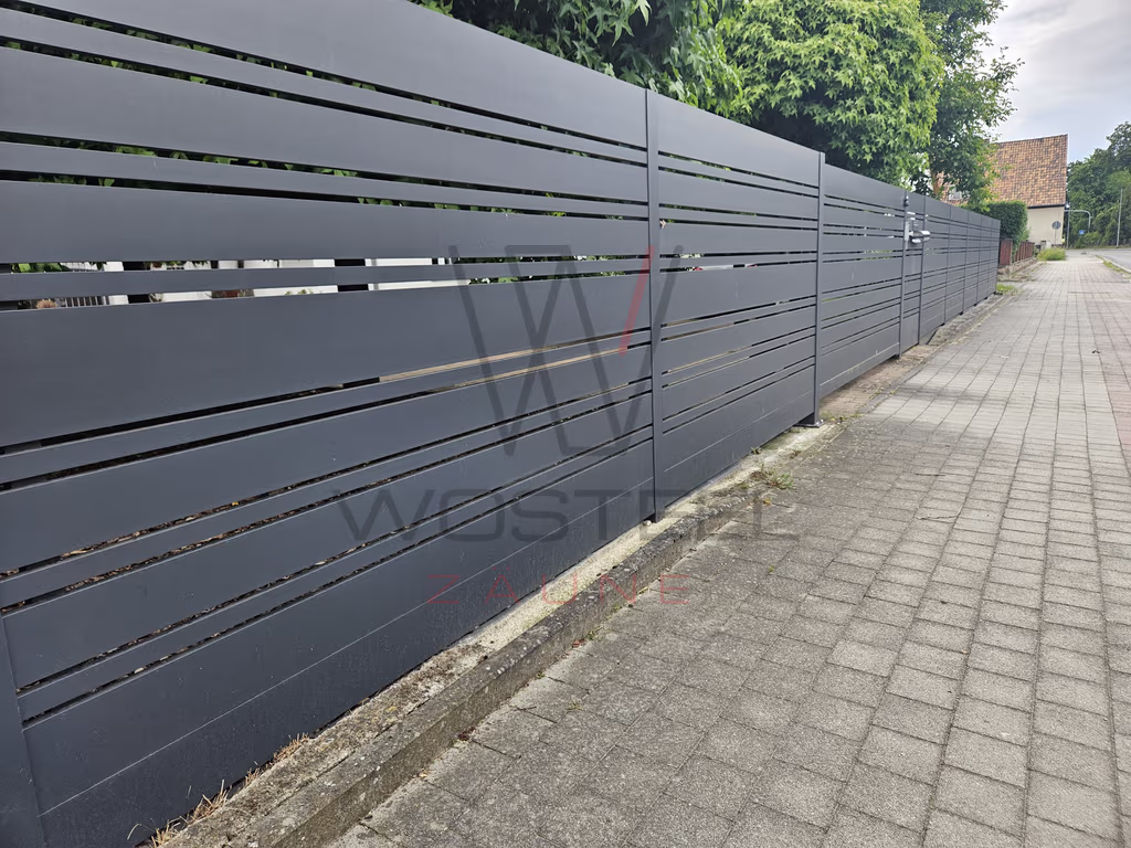 Zäune, Moderne, Sichtschutz, Aluminium – zaune-0234.avif