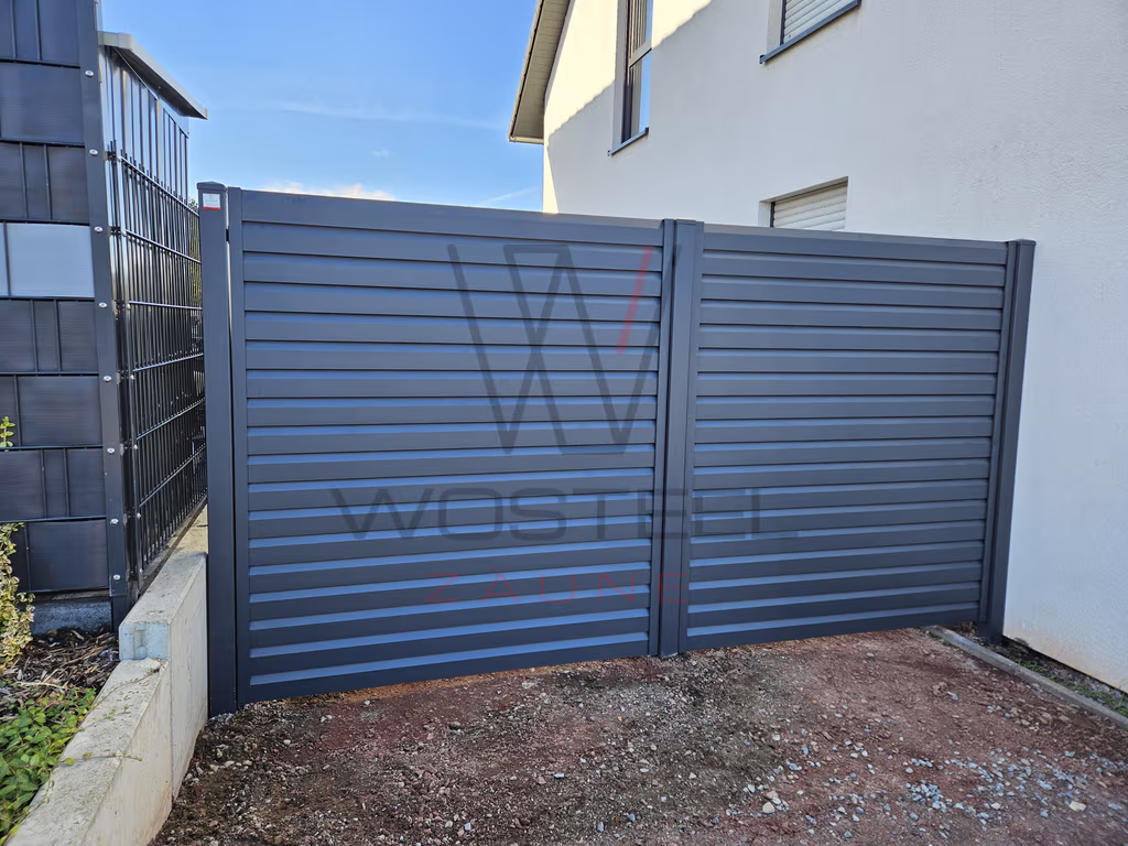 Zäune, Moderne, Sichtschutz, Aluminium – zaune-0307.avif